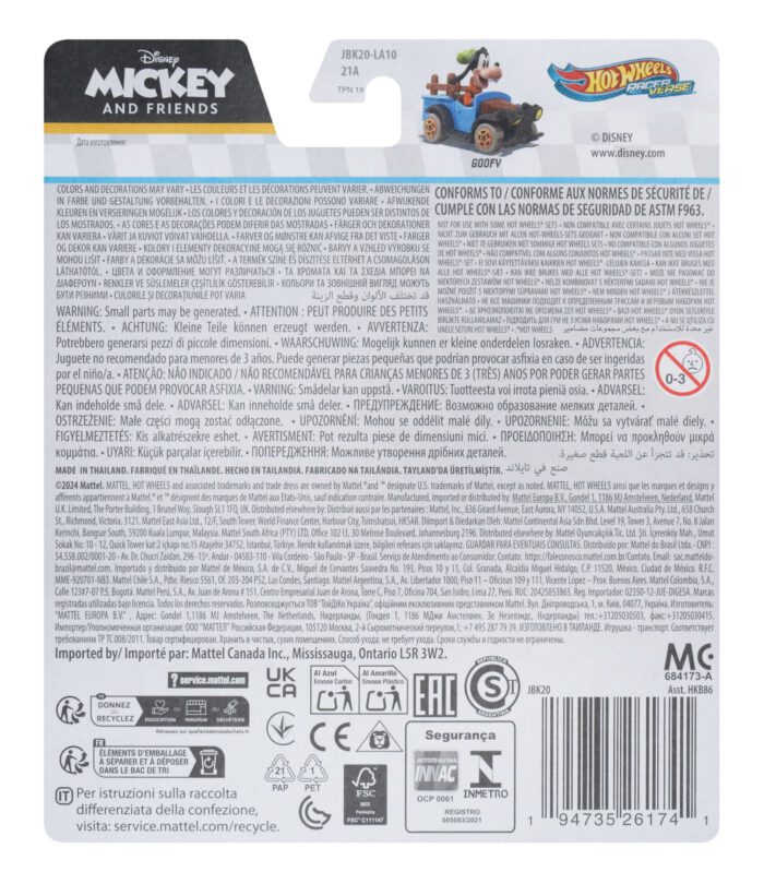 Hot Wheels RacerVerse Veículo de Brinquedo Pateta - Image 6