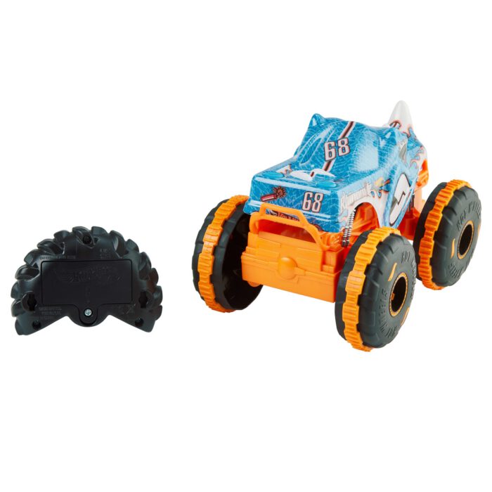 Hot Wheels Monster Trucks Vehículo a Control Remoto Auto Sorpresa RC Escala 1:24 - Image 3