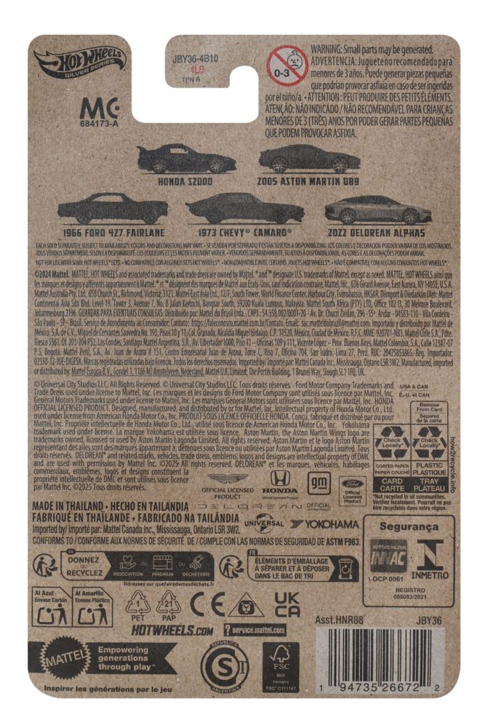 Hot Wheels Collector Veículo de Brinquedo Fast & Furious 1966 Ford Fairlane - Image 5