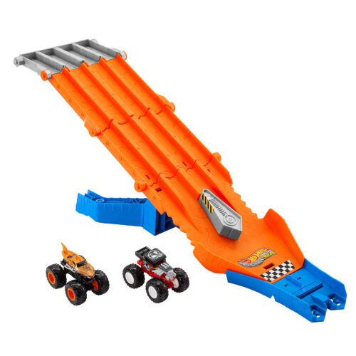Hot Wheels Monster Trucks Pista de Brinquedo Corrida de Destruição
