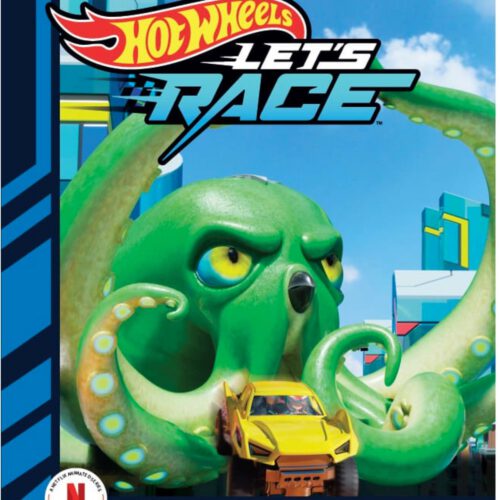 Hot Wheels Let's Race: Attack Of The Giant Octopus Paperback Book With Stickers. Based On The Series
