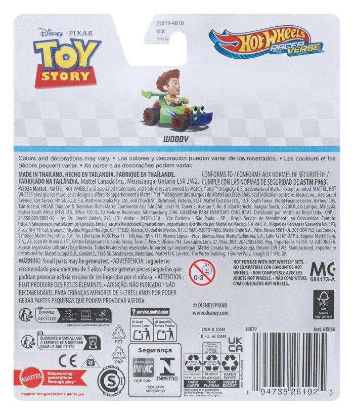 Hot Wheels RacerVerse Veículo de Brinquedo Woody - Image 2