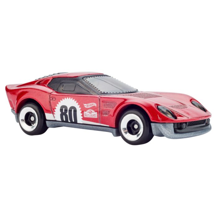 Hot Wheels Core Mattel 80Th Anniversary 5-Pack Of 1:64 Scale Toy Cars With Collectible Deco - Image 5