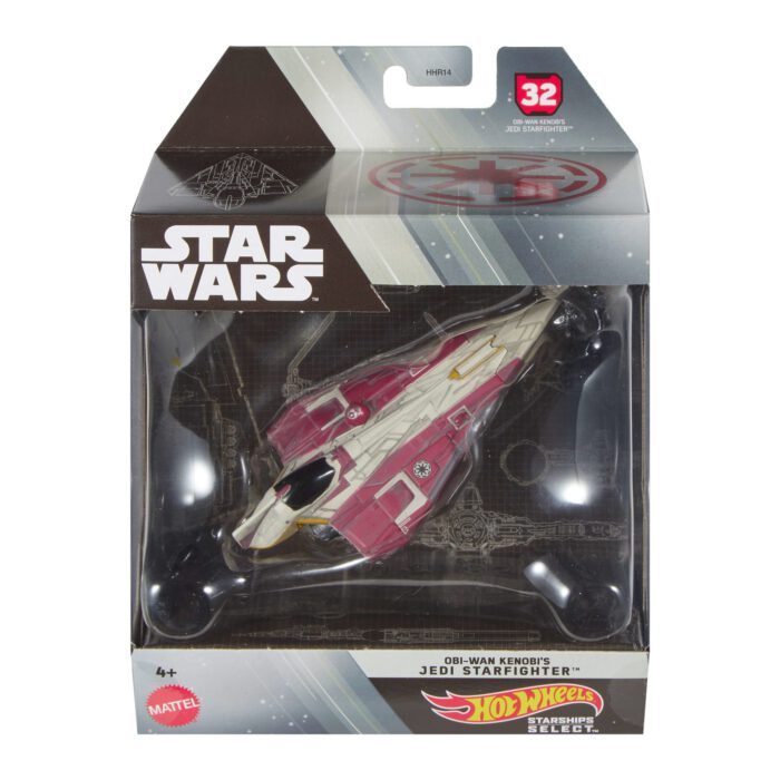 Hot Wheels Collector Veículo de Brinquedo Star Wars Jedi Starfighter - Image 6