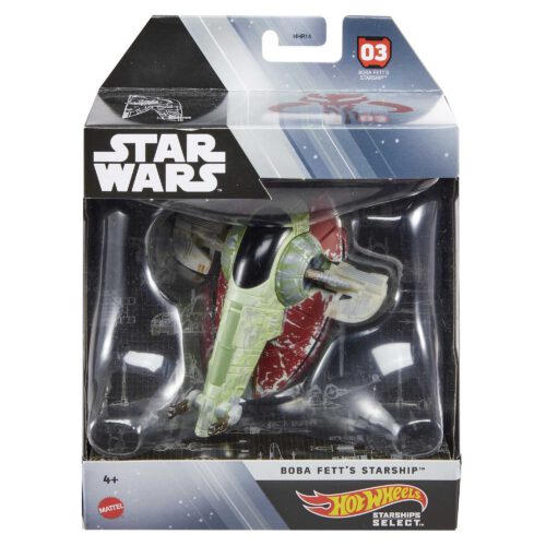 Hot Wheels Character Cars Veículo Boba Fett Starship