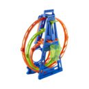 Hot Wheels Track With 1 Hot Wheels Car. Triple Loop Kit Track Set