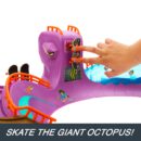 Hot Wheels Skate Octopark Playset. With Exclusive Fingerboard And Skate Shoes