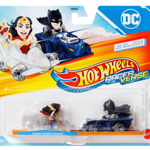 Hot Wheels Racerverse Die-Cast Cars. Set Of 2 Toy Vehicles With Character Drivers Optimized For Racerverse Track