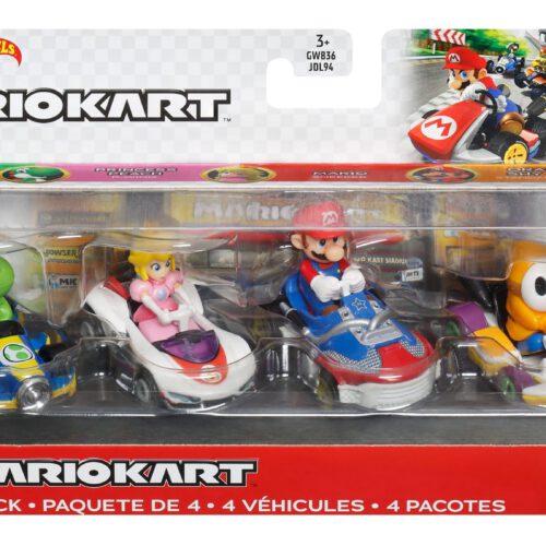 Hot Wheels Mariokart 4 Pack