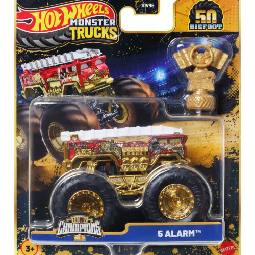 Hot Wheels Monster Trucks Vehículo de Juguete Auto Sorpresa Campeonato de Bigfoot Escala 1:64