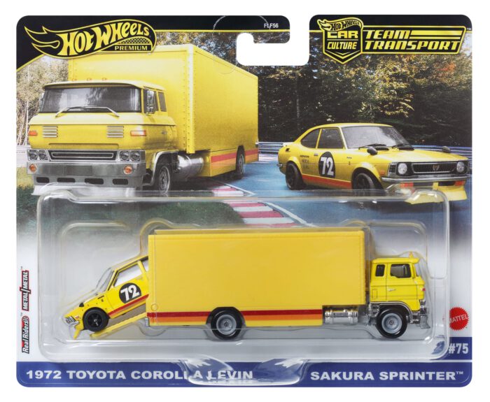 Hot Wheels Collector Veículo de Brinquedo Carro Transportador 72 Toyota Corolla Levin - Image 6