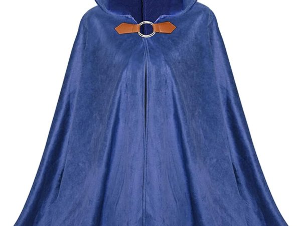 Cloak with Hood for Renaissance Medieval Victorian Steampunk Halloween Costume Women Men,Wizard Witch Cape Cosplay