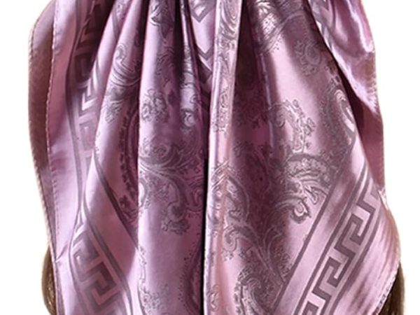 35x35 Inch Head Scarf for Women Silk Like Neck Scarf Hair Sleeping Wraps Satin Silk Scarfs for Women