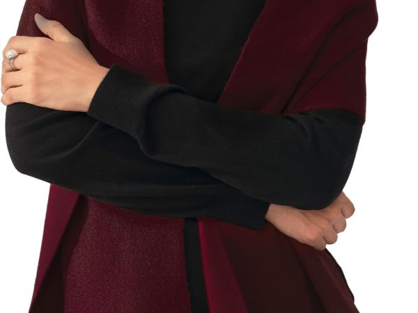 100% Pure Cashmere Woven Scarf for Women Soft Winter Wraps Fringed Edges | Luxury Cashmere from inner Mongolia